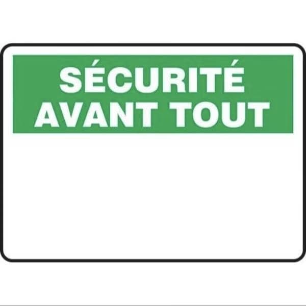 Accuform 14 in W, 10 in H, Aluminum FRMRBH969VA - main